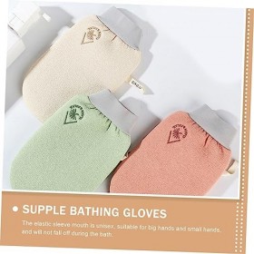 POPETPOP 8 Pièces Gants De Bain Double Face Mitaine De Gommage De Bain Gant De Douche De Bain Gants De Nettoyage pour Le Bain