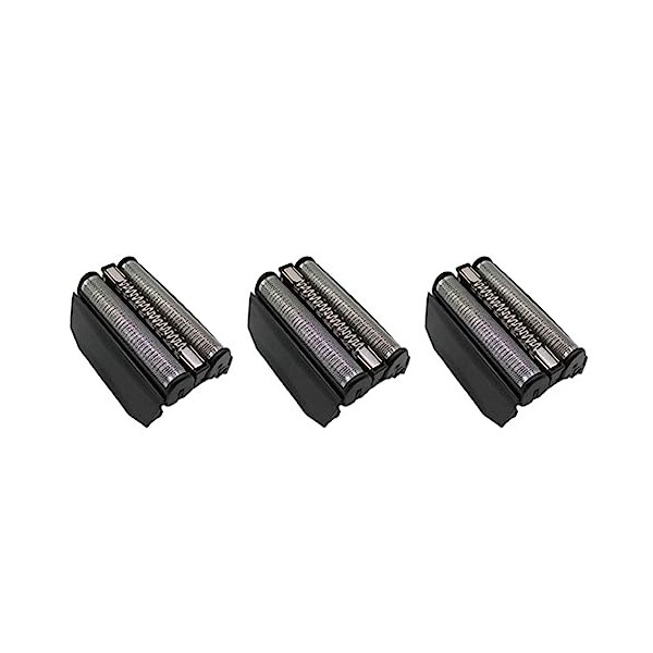 Vadillo Lot de 3 têtes de rechange pour rasoir électrique 70B 720S 790CC 760CC 765C 795CC 9565 9585 7840S Noir