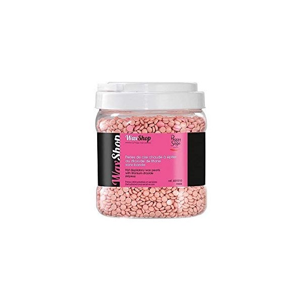 Perles de cire chaude traditionnelle recyclable rose sans bande 1kg