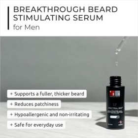 DS LABORATORIES Spectral.BRD Sérum Pousse Barbe Hommes, Accélère Croissance, Densifie Barbe, Réduit Irrégularités, Barbe Plus