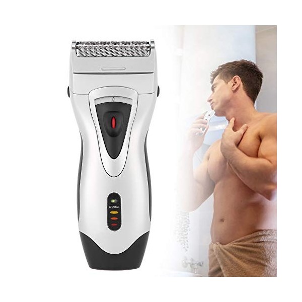 Sonew Foil Shaver, Rasoir électrique pour Hommes avec Tondeuse à Barbe Escamotable Rechargeable, Rasoir électrique Humide/sec