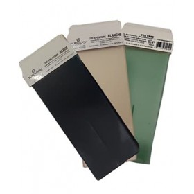 BeautyfulCenter | Purewax | Kit Epilation Complet avec 1 Chauffe Cartouche cire simple + 3 cartouches cire à épiler bleu /Bl