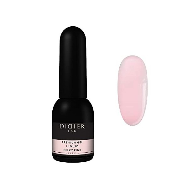 DidierLab Glass Gel Construction Ongle UV - Extension et Modelage - Gel Pour Ongles Construction UV/LED pour Protéger les Ong