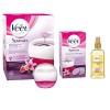 Veet - Kit SpaWax Chauffe Cire Electrique et 6 recharges de cire - Epilation Cire Chaude sans Bande