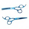 Beaupretty 2 Pièces Outils De Coiffure Professionnels Tenue Bleue Tondeuses Professionnelles Pour Barbiers Ensemble De Ciseau