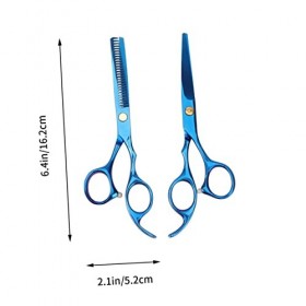 Beaupretty 2 Pièces Outils De Coiffure Professionnels Tenue Bleue Tondeuses Professionnelles Pour Barbiers Ensemble De Ciseau