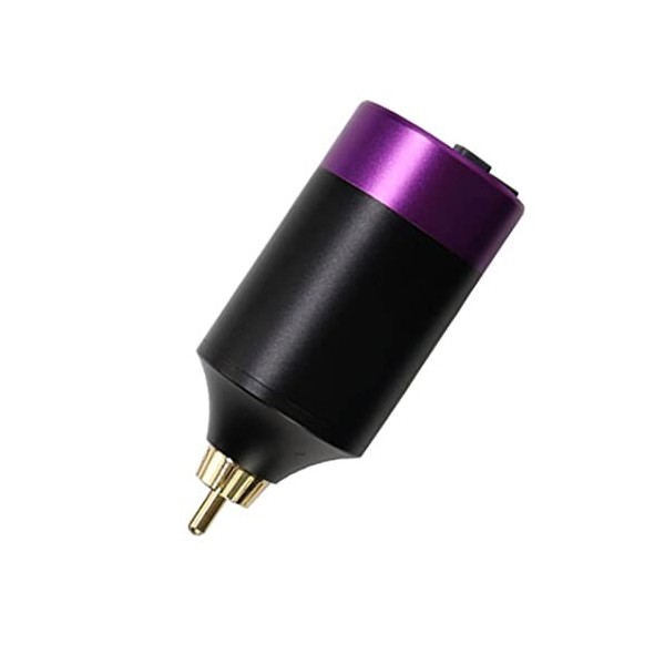Alimentation de TatouageFil avec Batterie 1500 MAh, Rechargeable par USB, Interfacepour une Forte compatibilité BLACK 