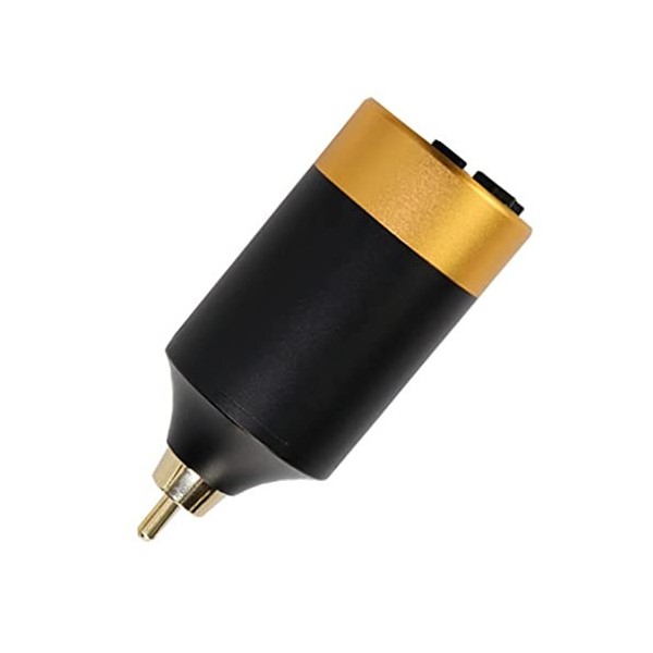 Alimentation de TatouageFil avec Batterie 1500 MAh, Rechargeable par USB, Interfacepour une Forte compatibilité BLACK 