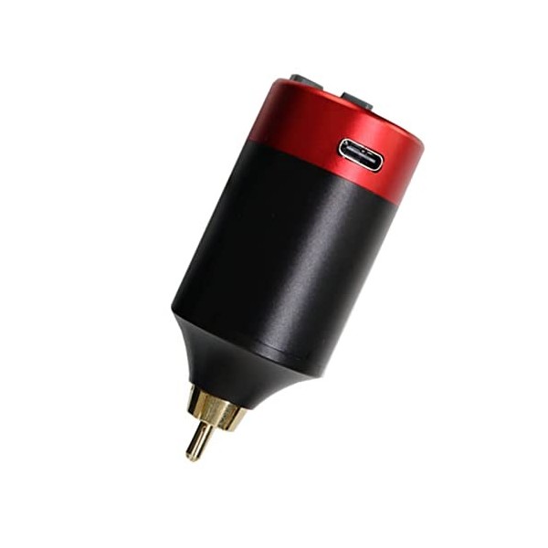 Alimentation de TatouageFil avec Batterie 1500 MAh, Rechargeable par USB, Interfacepour une Forte compatibilité BLACK 