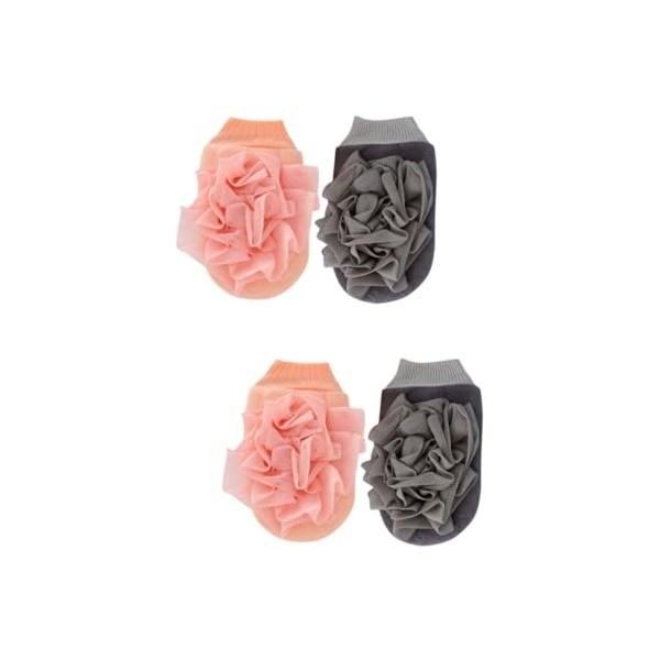 Beaupretty 6 Pièces Gants De Bain Gant Exfoliant Exfolier Gant Exfoliant Gants Pour Le Nettoyage Gants Pour Hommes Gants De N