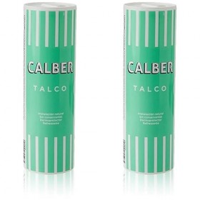 Calber Talco Dermoprotector & Hipoalergénico Poudre de Talc Lot de 2 