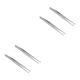 POPETPOP 4 Pinces À Timbres Pinces De Précision De Laboratoire Pinces De Pinces À Bijoux Pinces Électroniques Cueillette De B