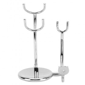 LEFEDA Simple Supports De Brosse De Rasoir Pour Hommes, Mini Porte-brosses De Rasoir Manuels En Métal Pour Hommes, Ensemble D