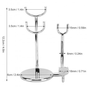 LEFEDA Simple Supports De Brosse De Rasoir Pour Hommes, Mini Porte-brosses De Rasoir Manuels En Métal Pour Hommes, Ensemble D