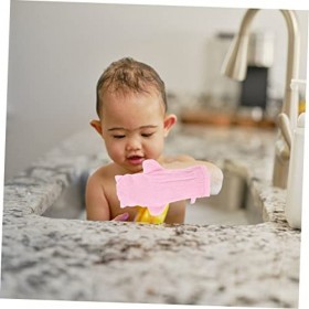 minkissy Lot de 6 gants de bain en éponge pour le nettoyage des mains, moufles pour le corps, serviette de bain, serviette de