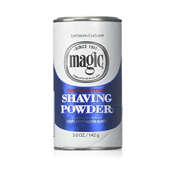 Magic Blue Shaving Powder 5oz. Regular Depilatory 6 Pack by Magic