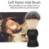 3 en 1 Ensemble de Brosse Rasage avec Support Bol Savon Hommes Kit Outil Pour Porte-brosse Tasse Blaireau Cheveux Barbe Humid