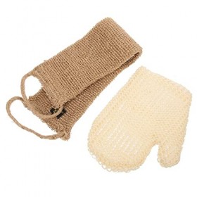 FOMIYES 3 Ensembles De Bain En Sisal Pour Enlever Les Peaux Mortes Épurateur De Gommage De Douche Gant De Bain Moussant Exfol
