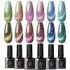 UR SUGAR 7ML Vernis Semi Permanent Pailleté Reflective Glitter Gel Nail Polish Vernis Gel UV Holographique Paillette Ongles N