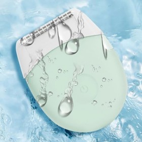 MOUMOUTEN Rasoir électrique pour Femme, Rasoir pour Jambes, Lumière étanche Et Sûre à Double Usage Sec Et Humide pour la Mais