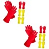 NIYANGLE 8 Paires De Gants Pour Hommes Gants Moyens Gantelets Pour Hommes Gants De Cuisine Gants De Vaisselle De Nettoyage Ga