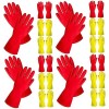 NIYANGLE 8 Paires De Gants Pour Hommes Gants Moyens Gantelets Pour Hommes Gants De Cuisine Gants De Vaisselle De Nettoyage Ga