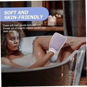 BAFAFA 10pcs serviette de bain de bain nettoyant for le corps épurateur serviettes de bain for adultes gants de douche gants 