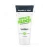 SweatBlock Lotion anti-transpirant pour les mains et les pieds,éprouvées pour réduire la transpiration excessive,réduirec Swe