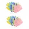 Beavorty 40 Pièces Gants De Gommage Pour Le Corps Gants De Bain Gommage Pour Le Corps Exfoliant Gant De Gommage Pour Le Corps