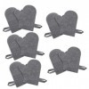 Beaupretty 10 Pièces Gants De Sauna En Feutre Gants De Gommage Corporel Gants De Spa Outils De Massage Gant De Douche Exfolia