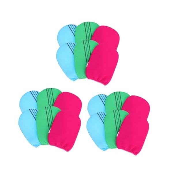 FRCOLOR 18 Pièces Gants De Gommage De Douche Serviettes De Spa Pour Le Corps Gant Exfoliant Gants De Spa Gants De Gommage Du 