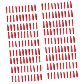 FRCOLOR 600 Pièces Pince À Épiler Pointe Pince À Cils Pince À Épiler En Silicone Couvre Manchon De Pince À Épiler Manchon Dro