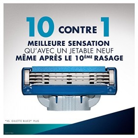 Ancienne Version/Gillette Mach3 Turbo Lames De Rasoir Pour Homme - 8&nbsp;Recharges