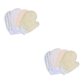 POPETPOP Gants De Nettoyage Du Corps 8 Pièces Brosse De Douche Serviettes De Bain Boue De Frottement Du Visage