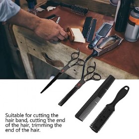 Ensemble De Ciseaux Amincissants De Coiffeur, Ciseaux De Coupe De Cheveux à Poignée Ergonomique En Acier Inoxydable, Ciseaux 