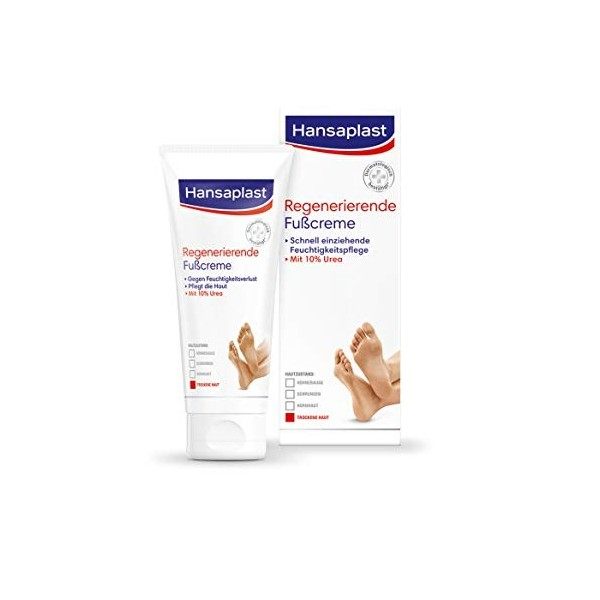 Hansaplast Crème régénérante pour les pieds 100 ml