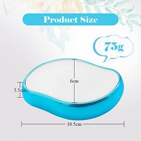 Épilateur Cristal Indolore, Gomme à Cheveux en Cristal, Doutil Dépilation de Corps, Réutilisable, Convient pour une épilation