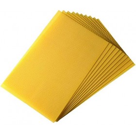 côté ruche Cire dabeille GAUFREE Premium de Corps dadant 1 kg Issue de Cire Bio