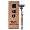 Parker Safety Razor Poids lourds tout-métal à trois lames de rasoir De - Accepte Mach 3 et Gillette3 Blades Chrome