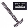 Parker Safety Razor Parker 22R - manche long double papillon ouvert bord Rasoir de sécurité et 5 lames haut de gamme