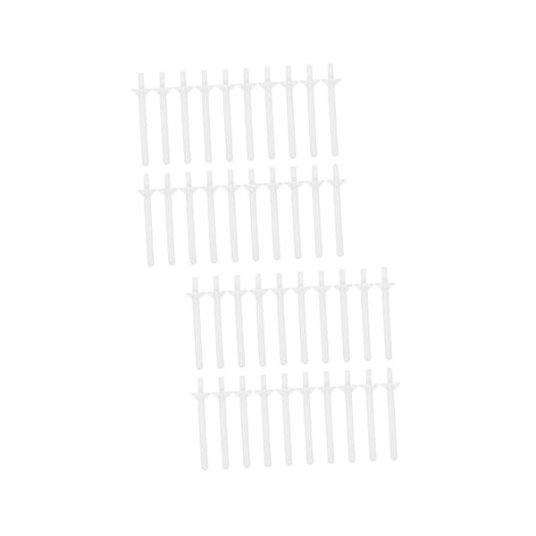 POPETPOP 220 Pcs Épilation Du Nez Pp Applicateurs De Cire De Nez De Cire Jetables Kit De Beauté Outils Pour Le Visage De Cire