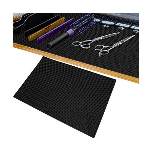 Coiffeur Station Tapis Organisateur Tapis Coiffeur Organisateur Station Tapis Tapis pour Antidérapant Silicone Pad Organisate