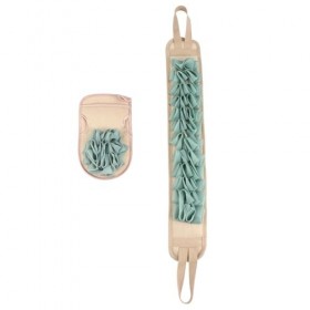 POPETPOP 6 Pièces Serviette De Bain Luffa Gants Exfoliants De Bain Gant Exfoliant Serviette À Frotter Gant De Toilette Exfoli