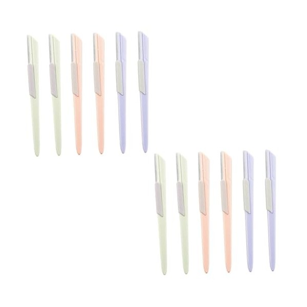 minkissy 24 Pièces Tondeuse À Sourcils En Acier Inoxydable Rasoir À Sourcils Tondeuse Dissolvant De Sourcils Rasoir De Sourci