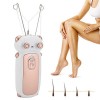 Machine électrique Dépilation du Visage, épilateur Automatique pour Poils Fins sur le Visage, le Menton, la Lèvre Supérieure