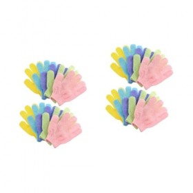 FOMIYES 20 Paires De Gants De Bain Gants De Douche De Nettoyage En Profondeur Gant De Bain De Nettoyage En Profondeur Outil D