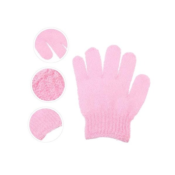 minkissy 40 Pièces Gants De Bain À Cinq Doigts Gants De Spa Exfoliants Pour Le Corps Gant De Bronzage Gants De Bain Exfoliant