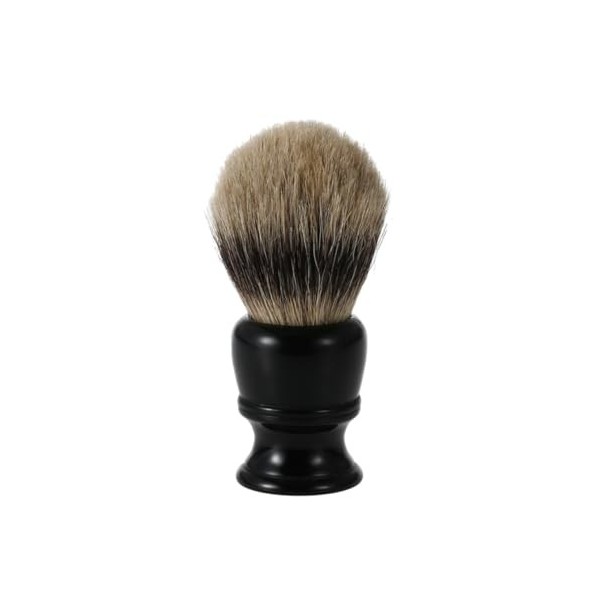 Cabilock 3 Pièces Brosse En Résine Blaireau Cheveux Blaireau Brosse De Nettoyage Rasage Dédié Blaireau Homme Résine Blaireau 