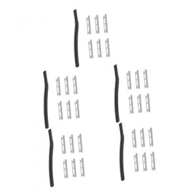 minkissy Rasoir Pour Le Visage Des Femmes 5 Ensembles Rasoir Rasoir De Sourcils Abs En Boîte Noir Tondeuse Pour Le Visage Des