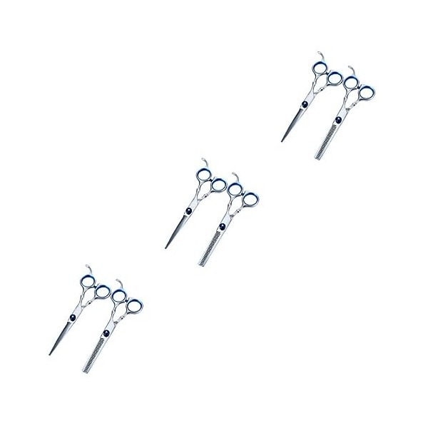 2 Paires De Tondeuses Professionnelles Pour Barbiers Tondeuses De Barbier Professionnelles Ciseaux Ciseaux À Dents Ciseaux De